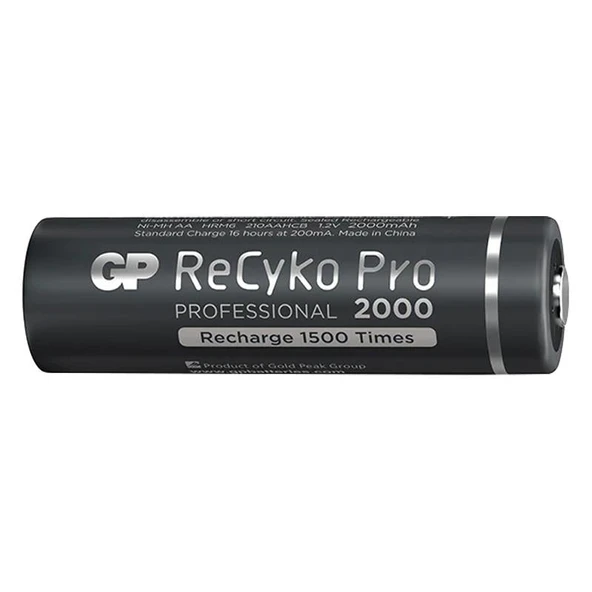 Gp Recyko Pro AA 2000 Mah Şarjlı 4'lü Pil - Resim 2