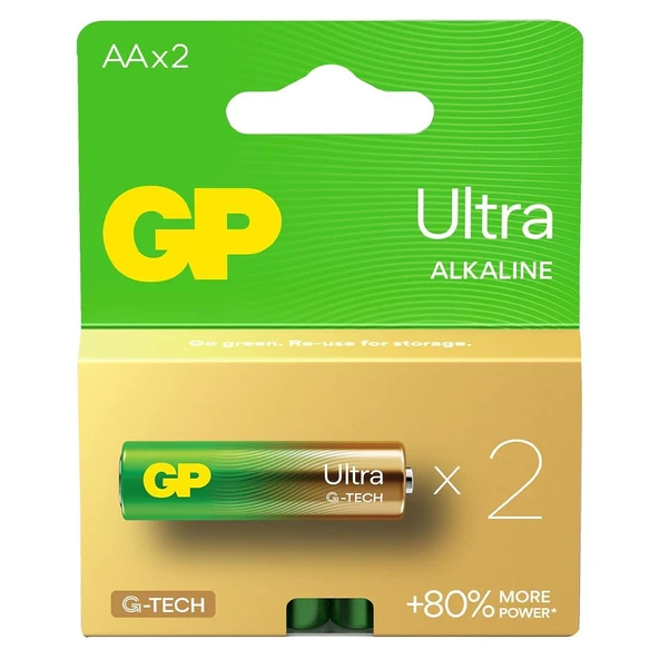 GP 15AU-2U2 Alkalin Kalem Pil 2 li AA Kalem Pil ürün görseli 1