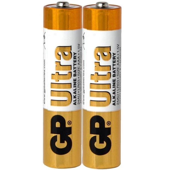 GP 24AU-2U2 Alkalin İnce AAA Kalem Pil 2'li - Resim 3