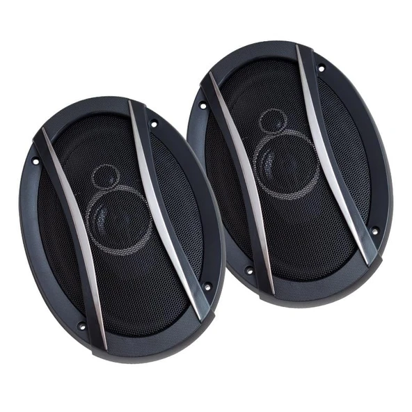 Leone HR-6935TW 1250 Watt 6 X 9 Kapaklı Çiftli Takım Oval Hoparlör 85 Lik Hoparlör ürün görseli 1