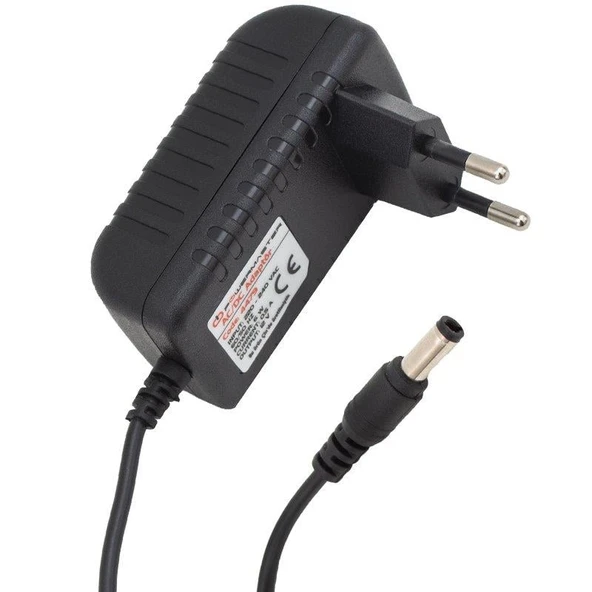 Ayt Powermaster PM-4479 12 Volt 0.5 Amper Plastik Kasa Priz Tipi Adaptör 5.5 2.5 Uç ürün görseli 1