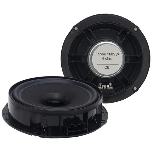 Ayt Leone 160VW 16 Cm 4 Ohm Tekli 80 Watt Oto Hoparlör Volkswagen Seat Skoda Araç Kapı Hoparlörü Orjinal Yerine Uygun ürün görseli 1