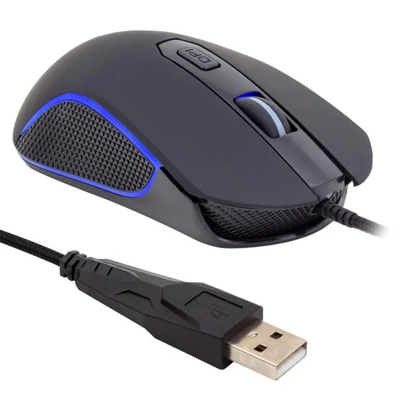 Ayt Hello HL-4729 Kablolu Oyuncu Gaming Mouse 6 Tuşlu 3600 DPI Rgb Işıklı ürün görseli 1