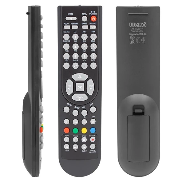 Weko KR Kujtesa HD Uydu Alıcı Kumandası Uzaktan Kumanda ürün görseli 1