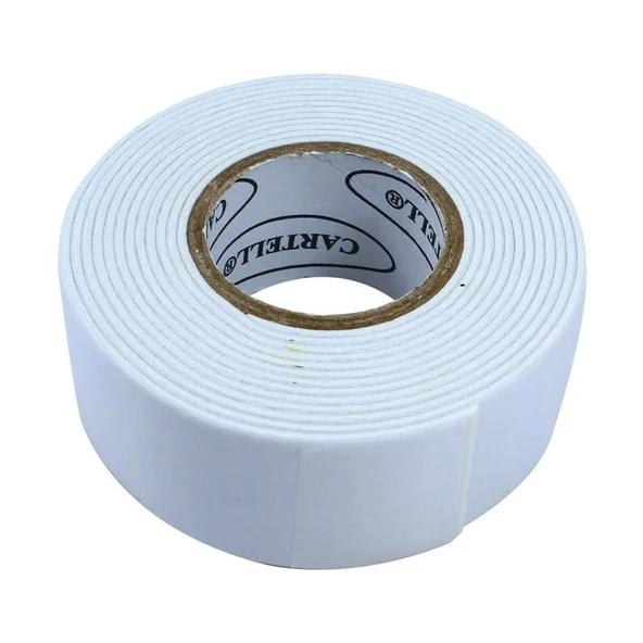ÇİFT TARAFLI KÖPÜK BANT CARTEL 25MM X 2MT ürün görseli 1