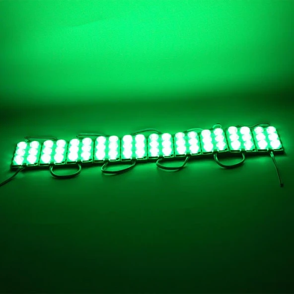 POWERMASTER MODÜL LED 24V 3W YEŞİL 75X40 MM 3030 - Resim 2
