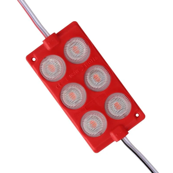 POWERMASTER MODÜL LED 24V 3W KIRMIZI 75X40 MM 3030 ürün görseli 1