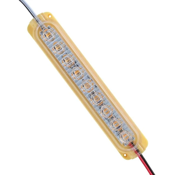 POWERMASTER MODÜL LED 24V 1.2W PARLAK YANIP SÖNEN SARI 14X32.5MM 2835 ürün görseli 1