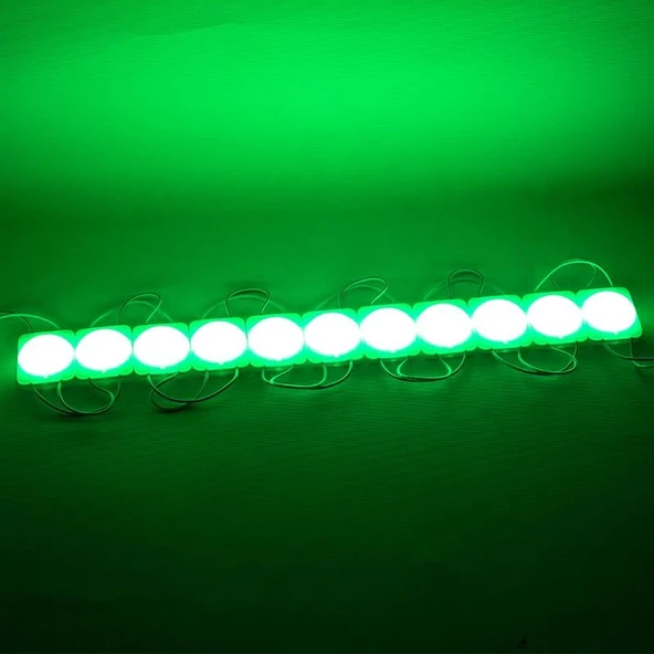 Powermaster 24 Volt 2.8 Watt Yeşil Cob Modül Led Mercekli Led - Resim 2