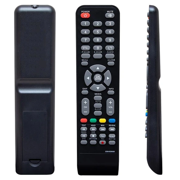 WEKO ONVO/NORDMENDE OV24101/OV32100/OV32101/OV39100/OV42200 LCD KUMANDA 2200-ED001NV1 ürün görseli 1