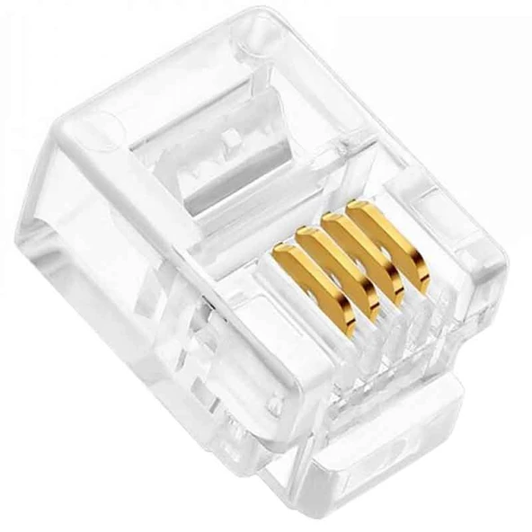 POWERMASTER RJ11 6P/4C TELEFON SOKETİ (100LÜK PAKET) ürün görseli 1