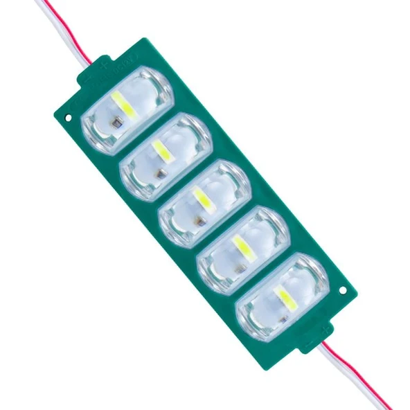 Powermaster 12 Volt 4 Watt Yeşil 3030 10 X 53.8 Mm Lümen 180 Derece Mercekli Modül Led ürün görseli 1