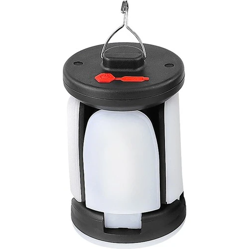 Powermaster Şarjlı Kamp Lambası Aydınlatma 150 Watt Usbli Led Askı Aparatlı 3 Modlu Katlanabilir 4 Kanat ürün görseli 1