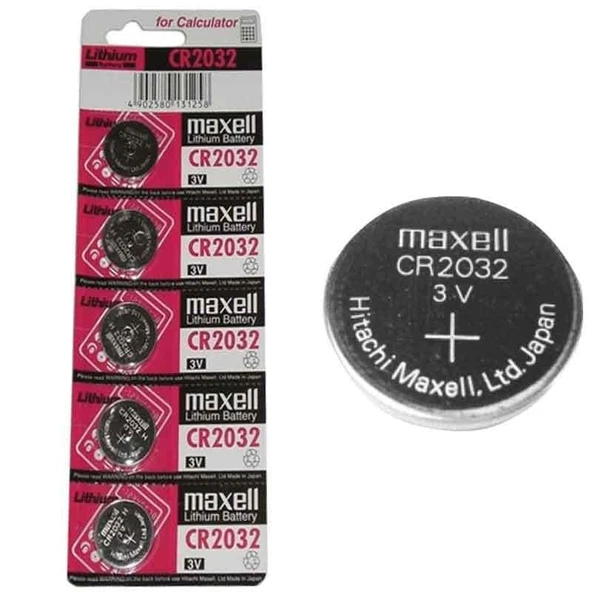 MAXELL CR2032 3 VOLT LİTYUM PARA PİL (5Lİ PAKET) ürün görseli 1