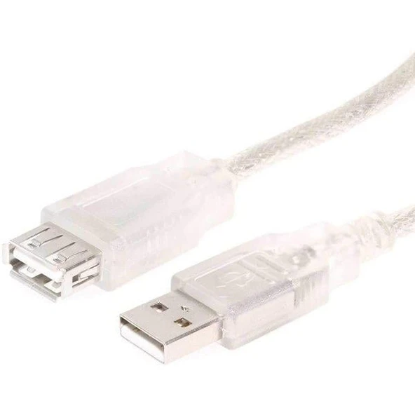 POWERMASTER 50 CM ŞEFFAF USB UZATMA KABLOSU - Resim 2