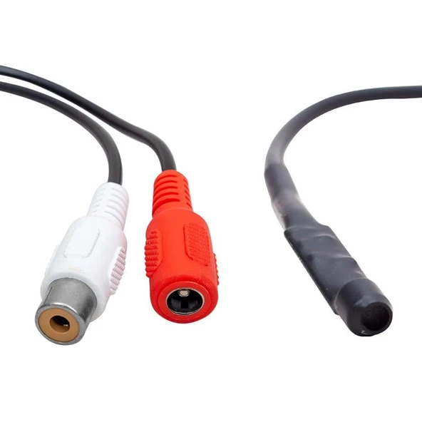 POWERMASTER PM-9570 2 JACKLI KABLOLU KAMERA MİKROFONU - Resim 2