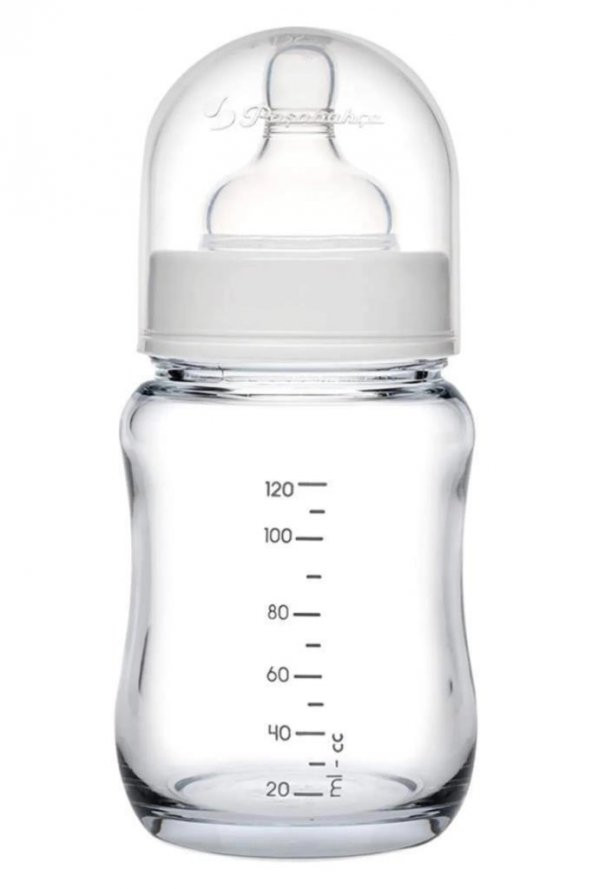 Ölçekli Cam Bebek Biberonu 120 Ml ürün görseli 1