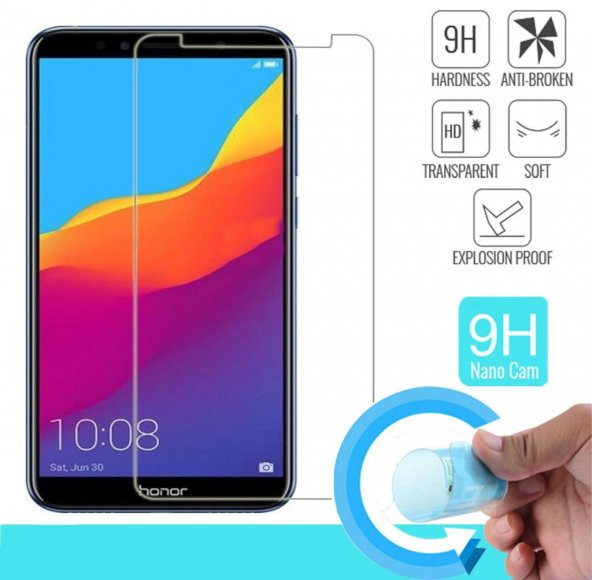 Huawei Y7 Prime 2018 Nano Kırılmaz Cam ve Plastik Ekran Koruyucu ürün görseli 1