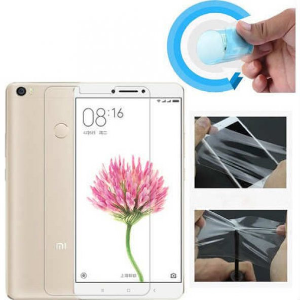 Xiaomi Mi Max 2 Esnek Nano Cam Ekran Koruyucu 9H Nano Teknoloji ürün görseli 1