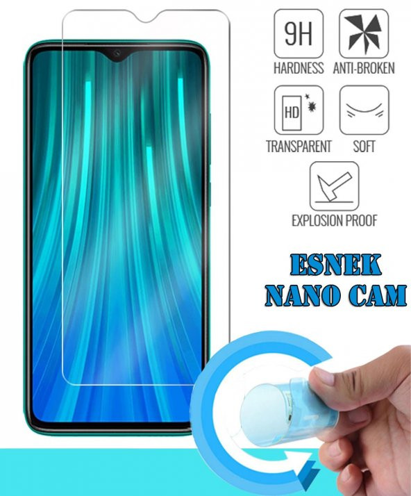 Redmi Note 8 Nano Kırılmaz Cam Ekran Koruyucu Plastik ve Cam Karışımı ürün görseli 1
