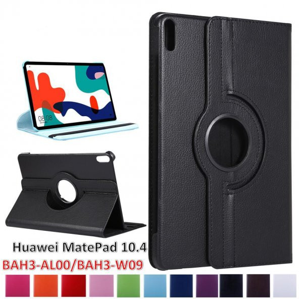 Huawei MatePad 10.4 Dönebilen Standlı Kapaklı Kılıf ürün görseli 1