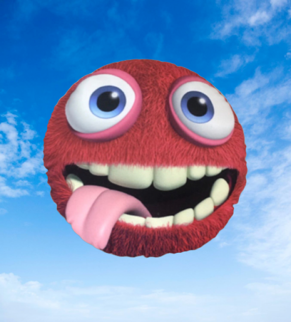 ESPRİLİ EMOJİ KARİKATÜR TEMALI OYUNCAK YASTIK .. 30 CM .. ürün görseli 1
