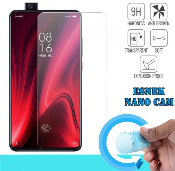 Xiaomi Mi 9T Nano Kırılmaz Cam Ekran Koruyucu Plastik ve Cam Karışımı ürün görseli 1