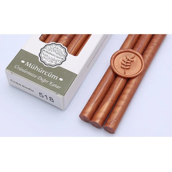 Mühür Mumu Çubuk 11mmx120mm 10 lu Paket Model: 518 BAKIR SEDEF ürün görseli 1