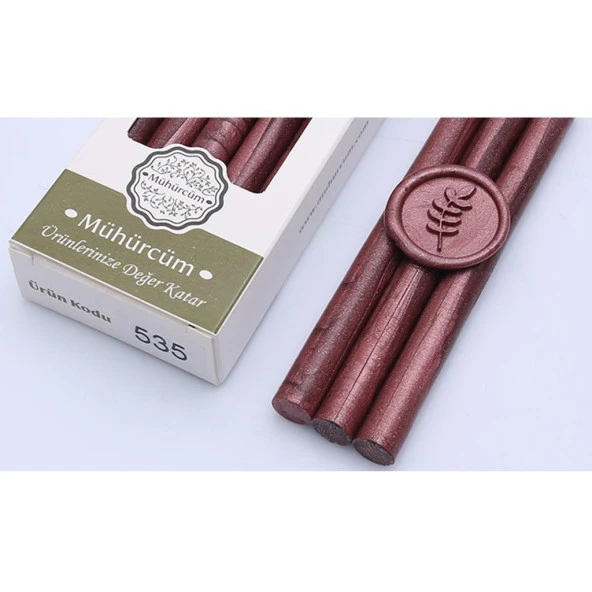 Mühür Mumu Çubuk 11mmx120mm 10 lu Paket Model: 535 MERCAN GÜL ürün görseli 1