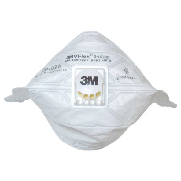 3M VFLEX 9162E Ventilli Toz Maskesi FFP2 (15 Adet/Kutu) ürün görseli 1