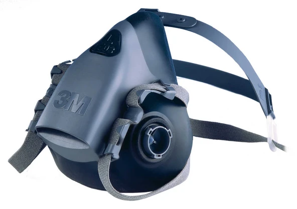 3M 7501 Yarım Yüz Maskesi (Küçük Boy) (Filtresiz) ürün görseli 1