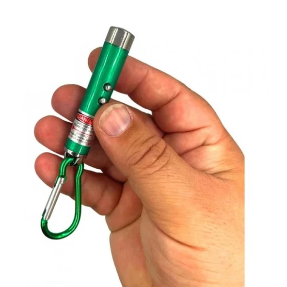 POWERMASTER 3IN1 KIRMIZI LASER POINT - PARA KONTROL VE EL FENERİ ürün görseli 1
