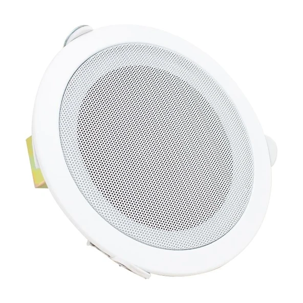 MAGICVOICE MV-6695 12 CM 6 WATT [DELİK ÇAPI 15 CM) METAL KASA TRAFOLU ALÇIPAN HOPARLÖR BEYAZ ürün görseli 1