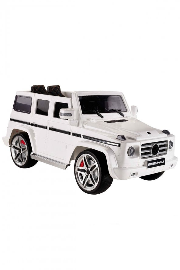 Babyhope 439 Mercedes G65 Amg Uzaktan Kumandalı 12 V Akülü Jeep Beyaz ürün görseli 1