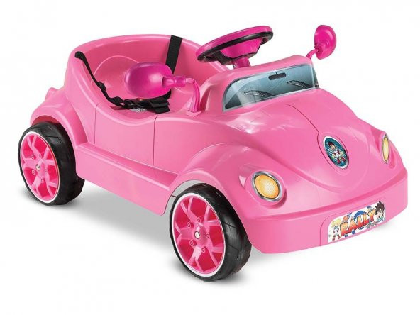 Babyhope 407 Rally Pedallı Çocuk Arabası Pembe ürün görseli 1