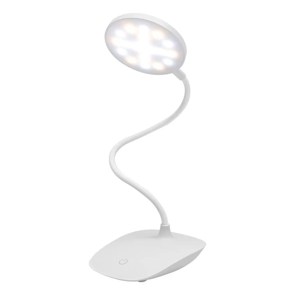 Ayt Powermaster Led Masa Lambası 40 Cm USB li Dokunmatik Düğmeli Üç Modlu Beyaz Gün Işığı Karışık Ledli Esnek ürün görseli 1