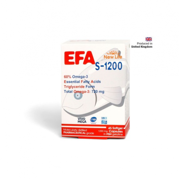 New Life EFA S-1200 mg 45 Kapsül ürün görseli 1
