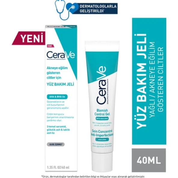 Cerave Akneye Eğilim Gösteren Ciltler Için Yüz Bakım Jeli 40 ml ürün görseli 1
