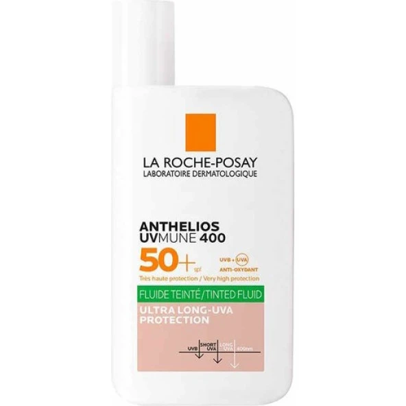 La Roche Posay Anthelios Uvmune 400 Oil Control Fluid Renkli Güneş Kremi SPF50+ 50ML ürün görseli 1