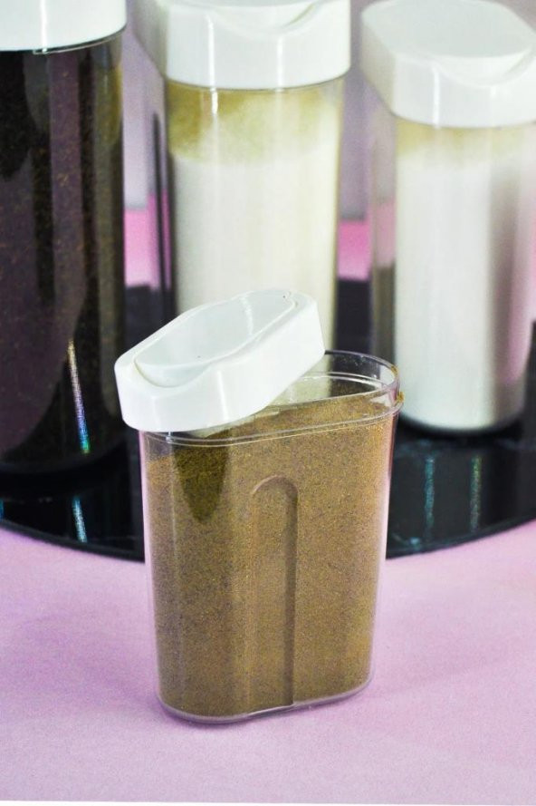 Plastik 5li Dökme Saklama Kabı - Resim 4