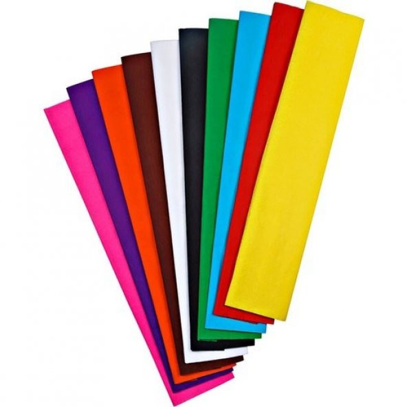 Krapon Kağıdı 10 Farklı Renk  ( 50cm X 200 Cm ) ürün görseli 1