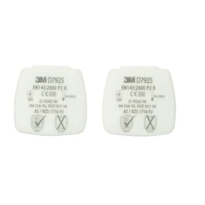 3M D7925 P2 Secure Click Toz Filtresi (1 Çift) ürün görseli 1