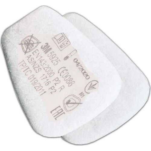 3M 5925 P2 Toz ve Sis Filtresi (1 Çift) ürün görseli 1