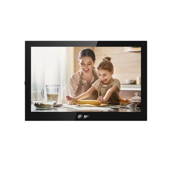 Dahua VTH5321GB-W 7 ANDROİD W-Fi Dokunmatik Ekranlı Çok Yönlü Mikrofon Villa Tipi İntercom Siyah ürün görseli 1