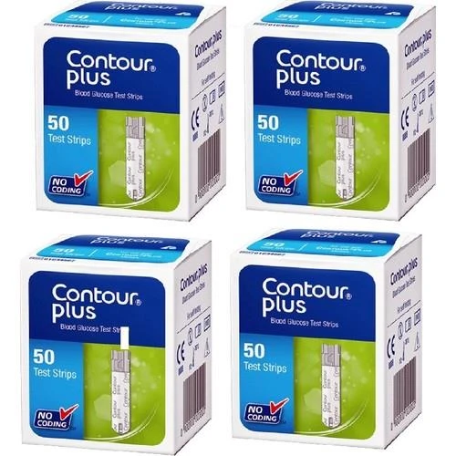 Contour Plus Test Stribi 50'Li X 4 Kutu (SKT:04/2027) ürün görseli 1
