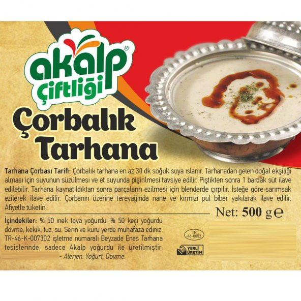 Çorbalık Tarhana 500 Gr ürün görseli 1