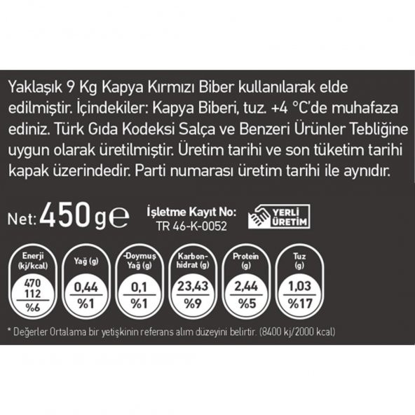 Ev Yapımı Konsantre Biber Salçası 450 Gr - Resim 3