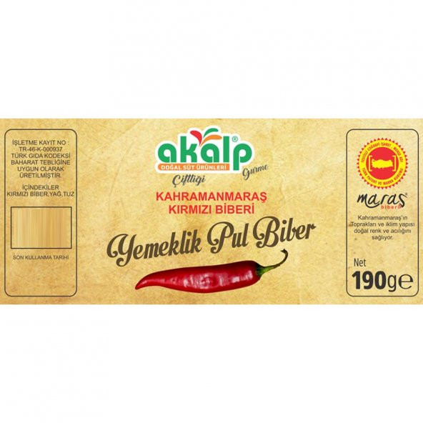 Acı Toz Kırmızı Biber (190 Gr) - Resim 2