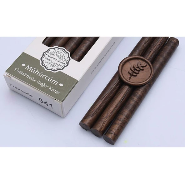Mühür Mumu Çubuk 11mmx120mm 10lu Paket Model:541 SEDEF KOYU BRONZ ürün görseli 1