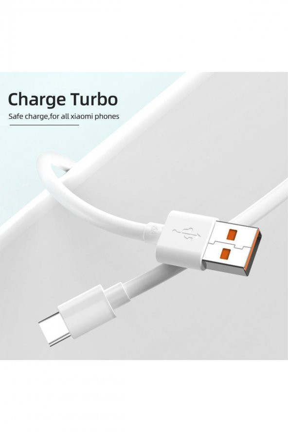 Süper Hızlı Şarj Kablosu Type-c 6a Kablo - Resim 3